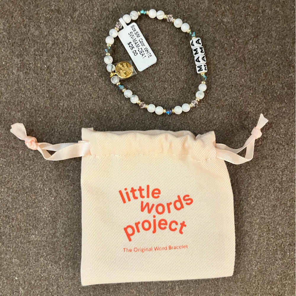 NWT Little Words Project stretch Mama bracelet